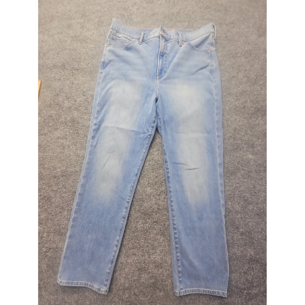 Express '90s Slim Super High Rise Jeans - Women's Size 14 (35x27.5) Stretch